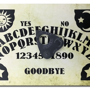 Sun, Moon & Stars Ouija Board Set Complete with Mystic Oracle Planchette