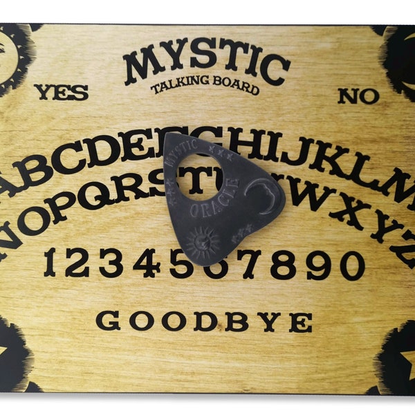 Mystic Oracle Ouija-bordenset compleet met zon-, maan- en sterrenplanchette