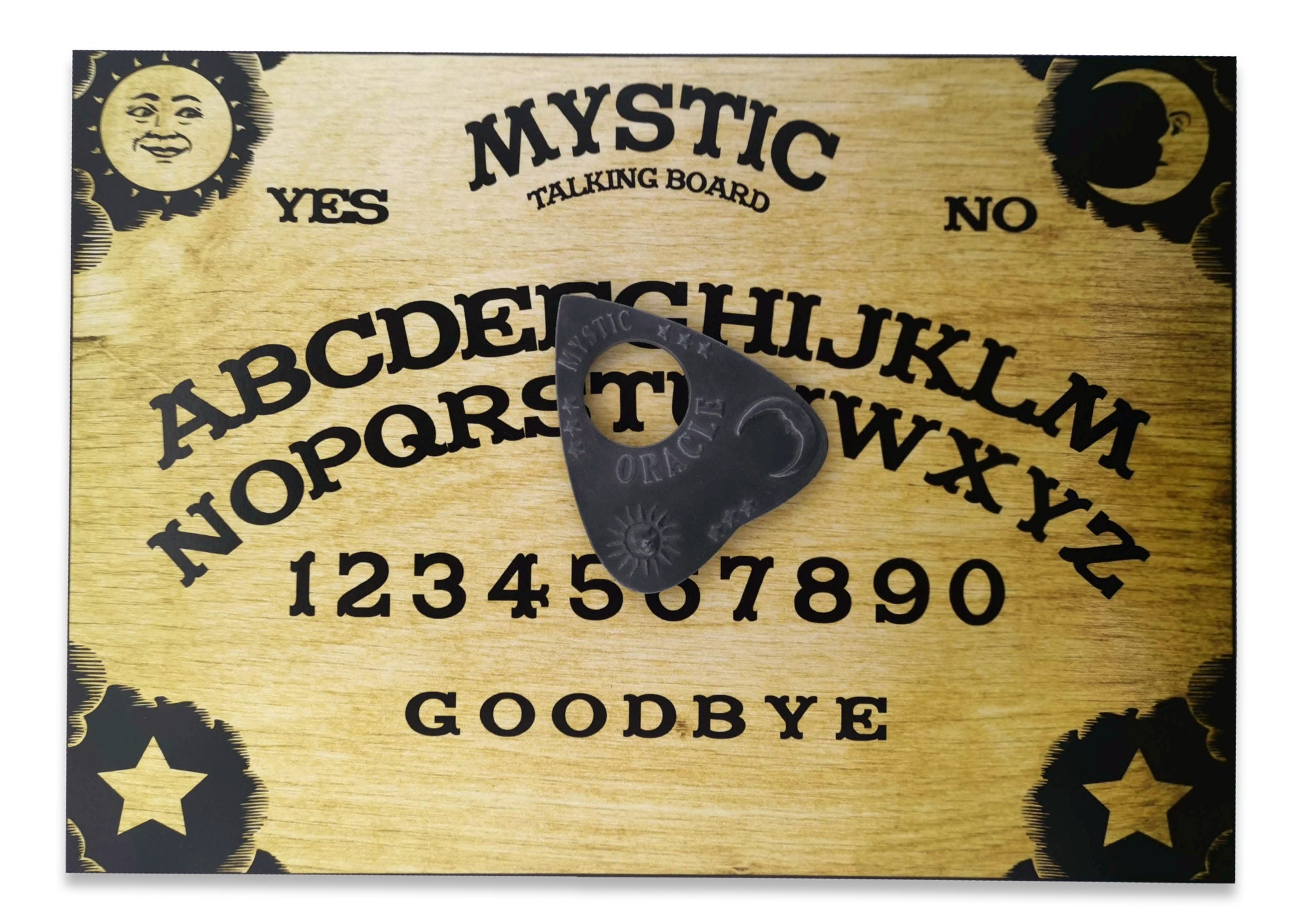 Planche Spirituelle Ouija Avec Runes Et Objets Magiques Sur Table De  Sorcière. Fond Ésotérique Et Occulte Avec Des Objets Magiques Vintage Pour  Les Rituels Mystiques. Pas De Langue Étrangère, Tous Les Symboles