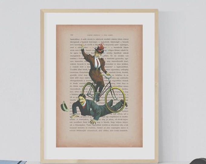 Featured listing image: 1900s Vintage Badass Circus Lady Illustration - Digital Download
