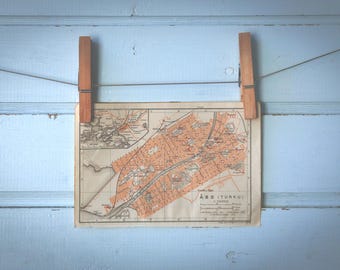 1904 Vintage Turku Map
