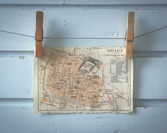 1926 Vintage Brescia Map