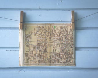 1959 Vintage West Zagreb Map