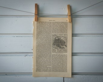 1907 Vintage Baltimore Map