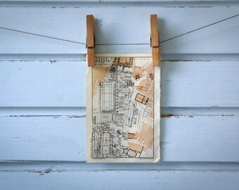 1931 Vintage Map of the Roman Forum