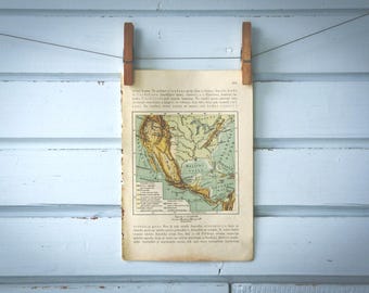 1916 Vintage United States Map