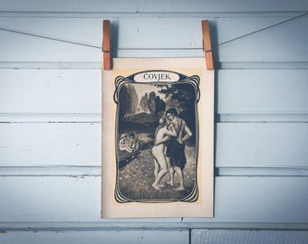 1926 Vintage Family Illustration