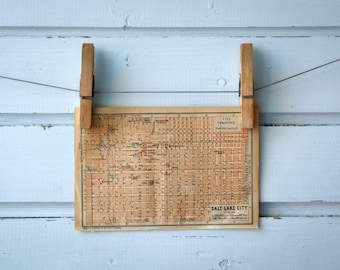 1905 Vintage Salt Lake City Map