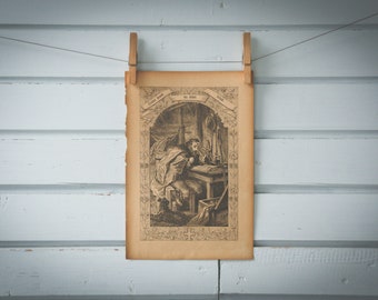 1900s Vintage Robinson Crusoe Illustration