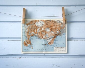 1931 Vintage Naples & Surroundings Map