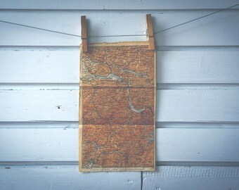 1910 Vintage Aravis Range Map
