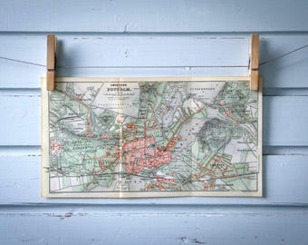 1886 Vintage Potsdam Map
