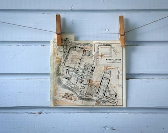 1931 Vintage Palatine Hill Map