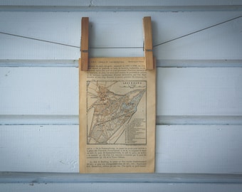 1911 Vintage Laxenburg Map