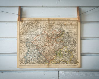 1887 Vintage Westphalia Map