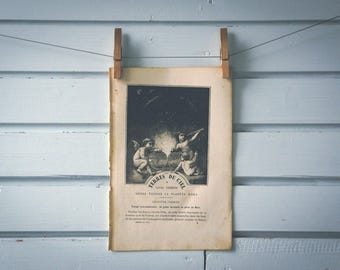 1884 Vintage Mars Illustration