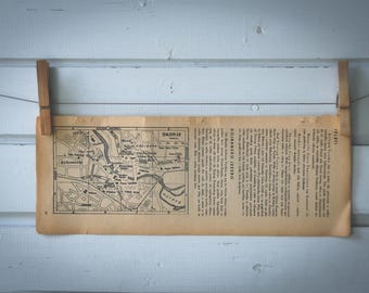 1956 Vintage Map of Skopje