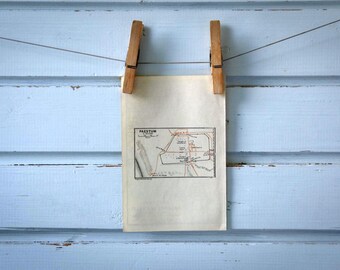 1931 Vintage Paestum Map