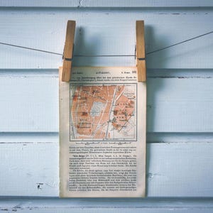 Mapa antiguo de El Cairo de 1913