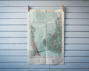1959 Vintage Cres & Krk Map