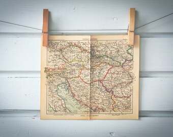 1931 Vintage Central & Southeast Europe Map