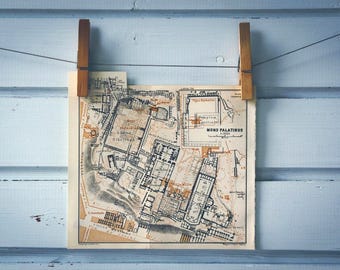 1928 Vintage Palatine Hill Map