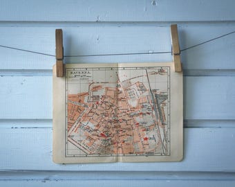 1912 Vintage Ravenna Map