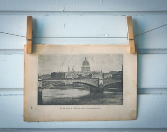 1890 Vintage London Illustration