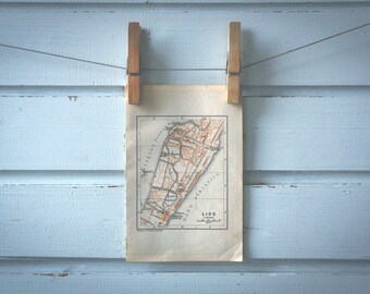 1926 Vintage Lido Map
