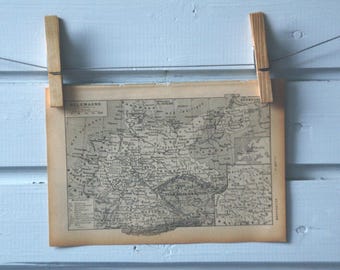 1932 Vintage Germany Map