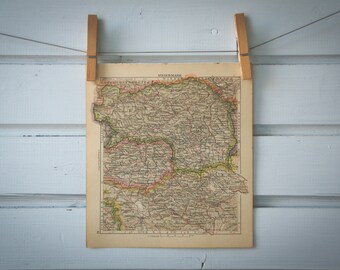 1929 Vintage Styria Map