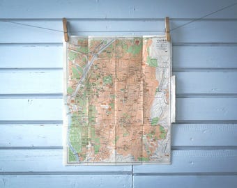 Rare find* 1911 Vintage Map of Cairo