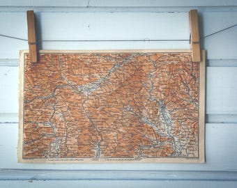 1911 Vintage South Styria Map