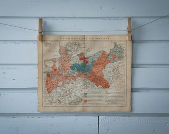 1887 Vintage Prussia Map