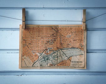 1905 Vintage Richmond Map
