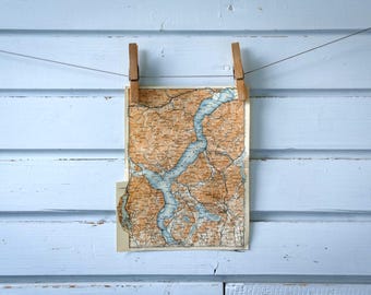 1931 Vintage Lake Maggiore Map