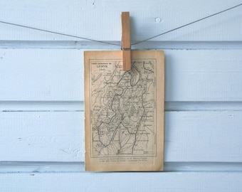 1920 Vintage Forest of Lente Map