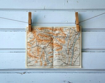 1905 Vintage Catskill Mountains Map