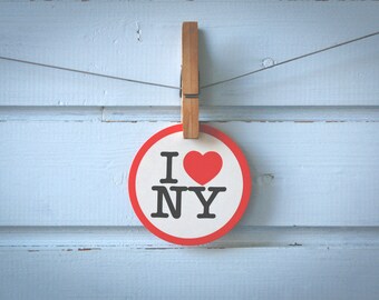 1987 Vintage I Love New York Logo