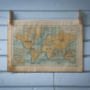 1904年版 海流世界地図 - Etsy 日本