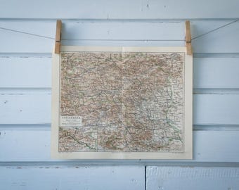 1907 Vintage Styria Map