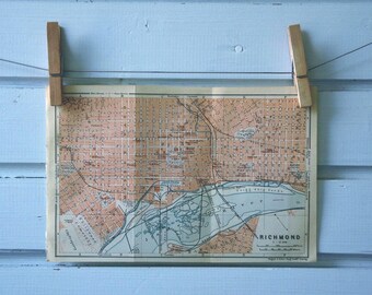 1905 Vintage Richmond Map