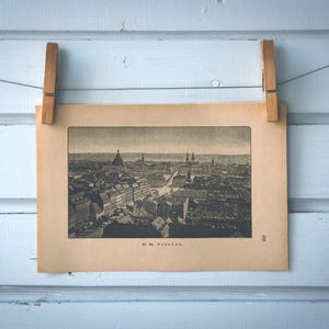 1892 Vintage Dresden Lithograph Illustration