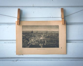 1892 Vintage Dresden Lithograph Illustration