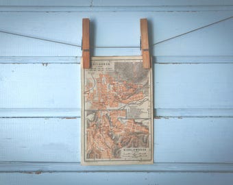 1904 Vintage Pyatigorsk & Kislovodsk Map