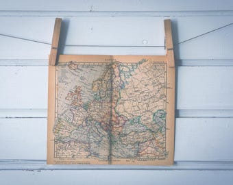 1943 Vintage Map of Europe