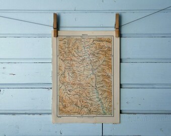 1971 Vintage West Blagoevgrad Map