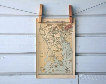 1894 Vintage Guangzhou Map