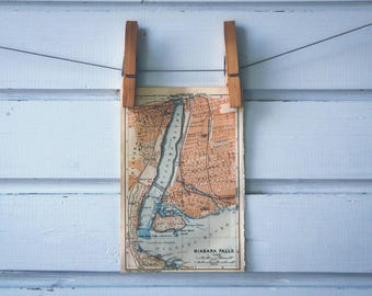 1904 Vintage Niagara Falls Map