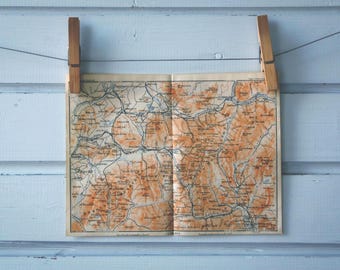 1904 Vintage White Mountains Map